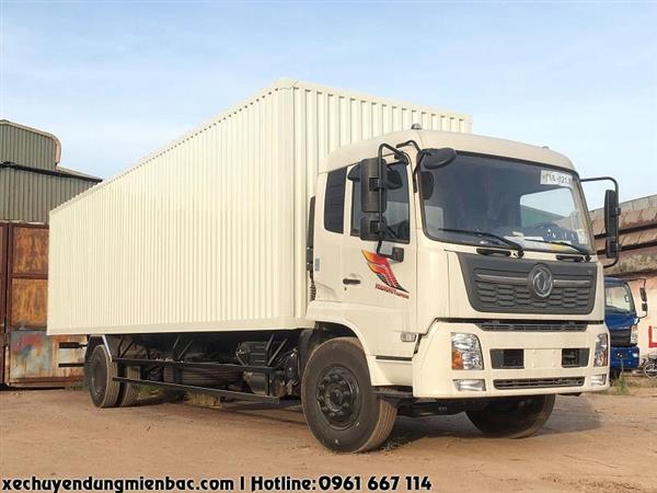 Xe tải 7,5 tấn thùng kín Container Dongfeng B180 dài 9,7M